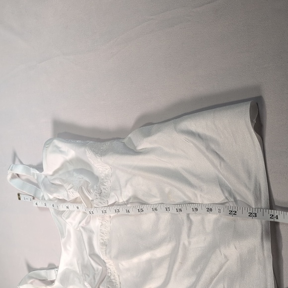 Ruby Ribbon Lace Cami White Level 4 Support Shapewear Size 42 - Picture 7 of 8